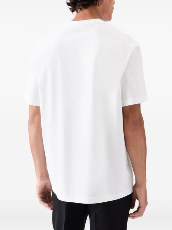 25FW 자크뮈스 반팔 티셔츠 TSM00566 AJ00068 100 White - JACQUEMUS