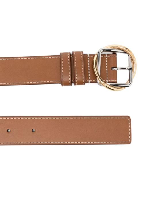 25FW 자크뮈스 가죽 벨트 BEU00345 AC01C04 811 Brown - JACQUEMUS