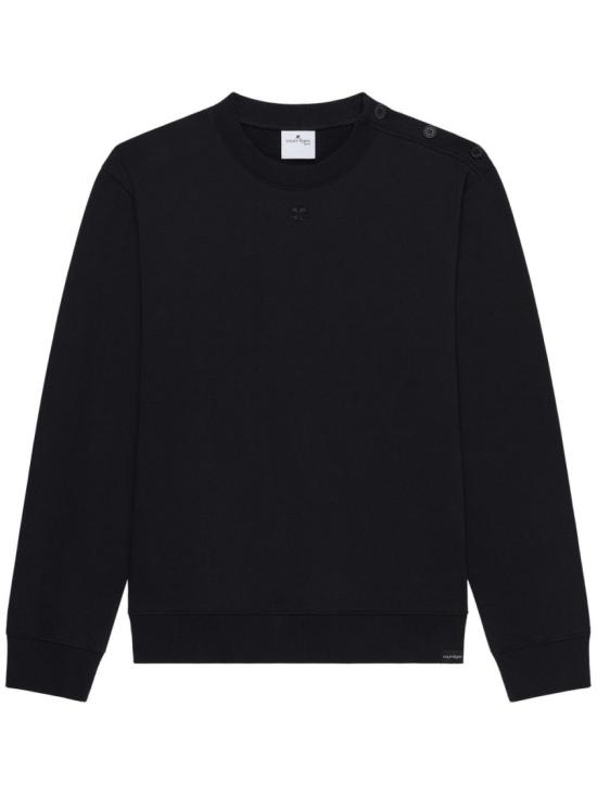 25SS 쿠레쥬 긴팔 티셔츠 125JSW013JS0120 9999 Black