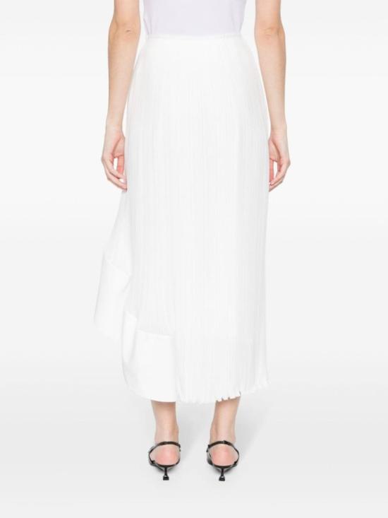  랑방 롱 스커트 RW ST0002 5904 P24 001 White - LANVIN
