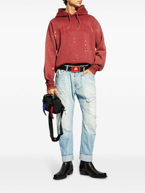  디스퀘어드2 후드 티셔츠 S74GU0818 S25030 305 Red - DSQUARED2