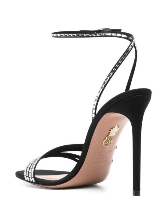 25FW 아쿠아주라 샌들 MSIHIGS0 GRO 000 Black - AQUAZZURA