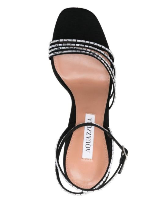 25FW 아쿠아주라 샌들 MSIHIGS0 GRO 000 Black - AQUAZZURA