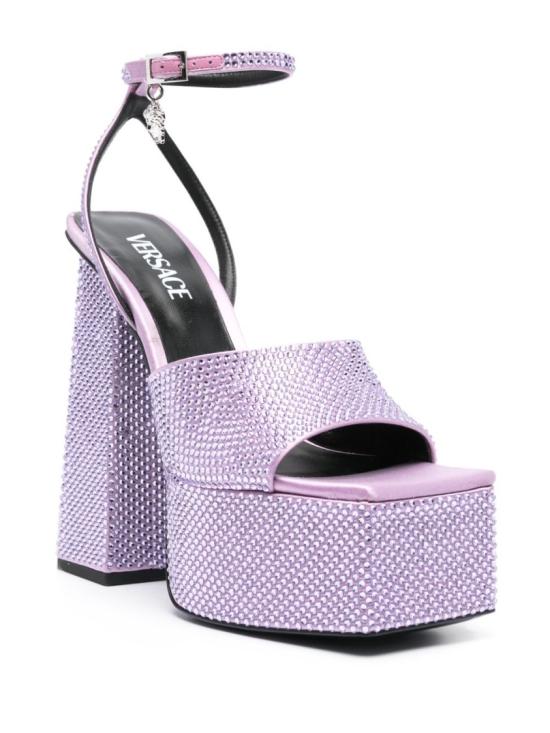 25SS 베르사체 샌들 1019842 1A14754 1LI5P Purple - VERSACE