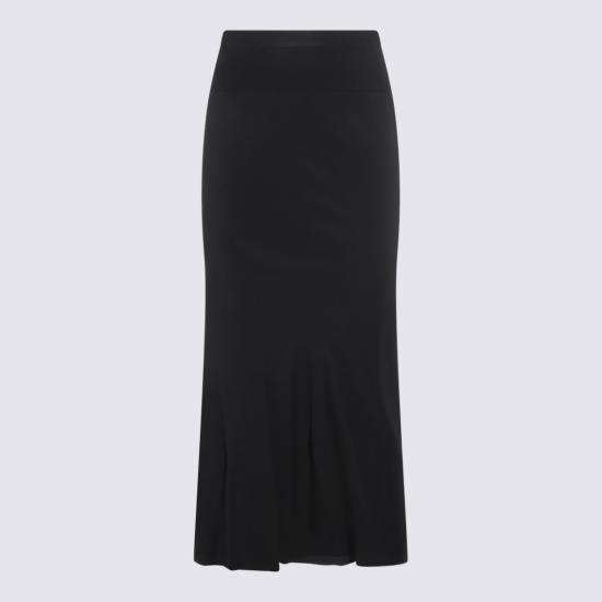 26SS 릭 오웬스 미디 스커트 RP01F6334CC09 Black - RICK OWENS