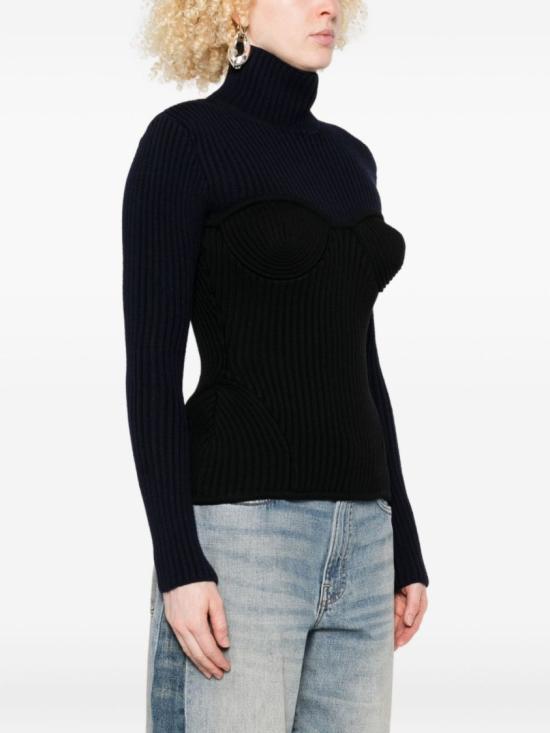 25FW 장 폴 고티에 터틀넥 PO005 K001 5900 Black - JEAN PAUL GAULTIER