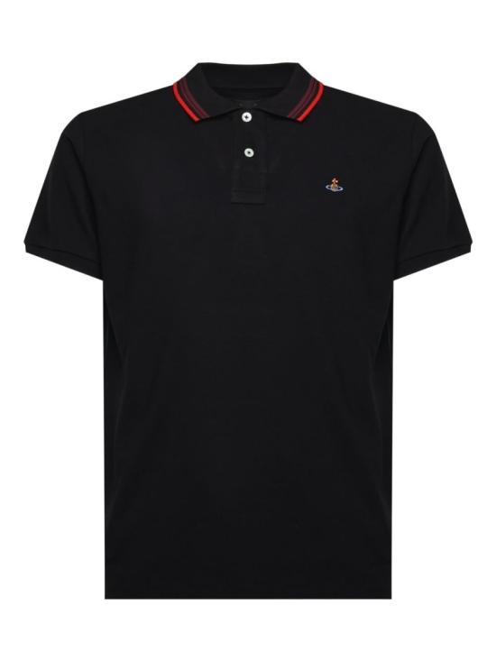 26SS 비비안웨스트우드 폴로 티셔츠 2H01000U J00AU N401 Black