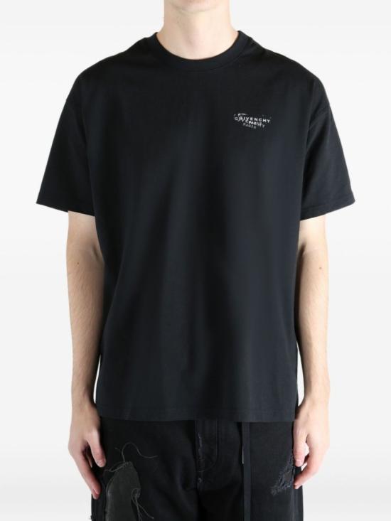 26SS 지방시 반팔 티셔츠 BM71NK3YSA 001 Black - GIVENCHY