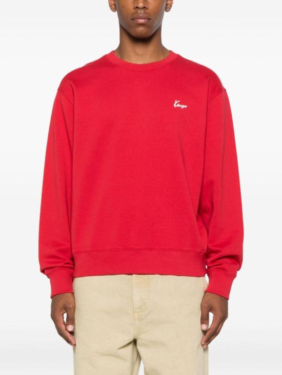 25FW 겐조 긴팔 티셔츠 FF65SW2594MF 25 Red - KENZO