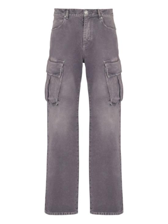 25FW 발망 데님 팬츠 FH1ML136DF77 9CO Grey
