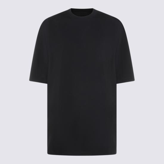 26SS 릭 오웬스 반팔 티셔츠 RU01F2249JA09 Black - RICK OWENS