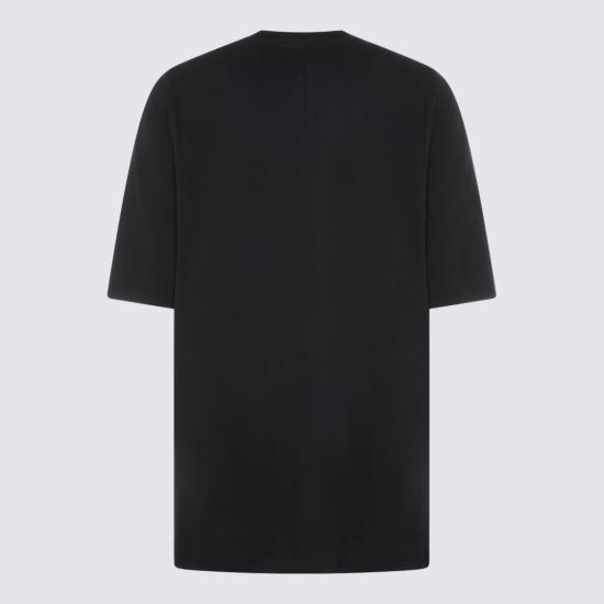 26SS 릭 오웬스 반팔 티셔츠 RU01F2249JA09 Black - RICK OWENS