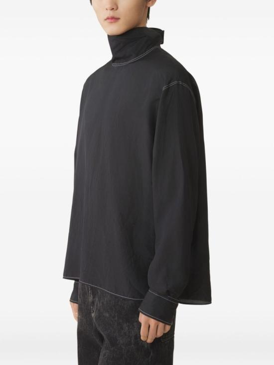 25FW 랑방 터틀넥 RM TS0018 6185 H25 10 Black - LANVIN