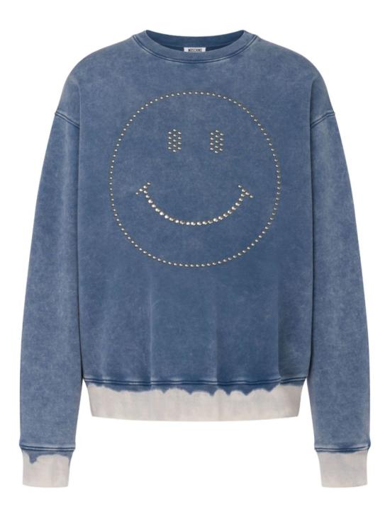 25FW 모스키노 긴팔 티셔츠 A1703 5228 1290 Blue