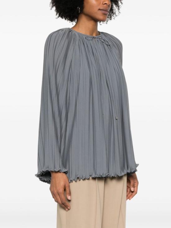 25SS 랑방 긴팔 티셔츠 RW TO0001 5904 P25 M3 Grey - LANVIN