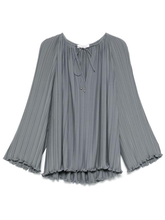 25SS 랑방 긴팔 티셔츠 RW TO0001 5904 P25 M3 Grey