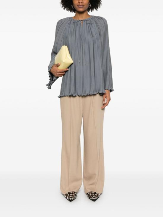 25SS 랑방 긴팔 티셔츠 RW TO0001 5904 P25 M3 Grey - LANVIN