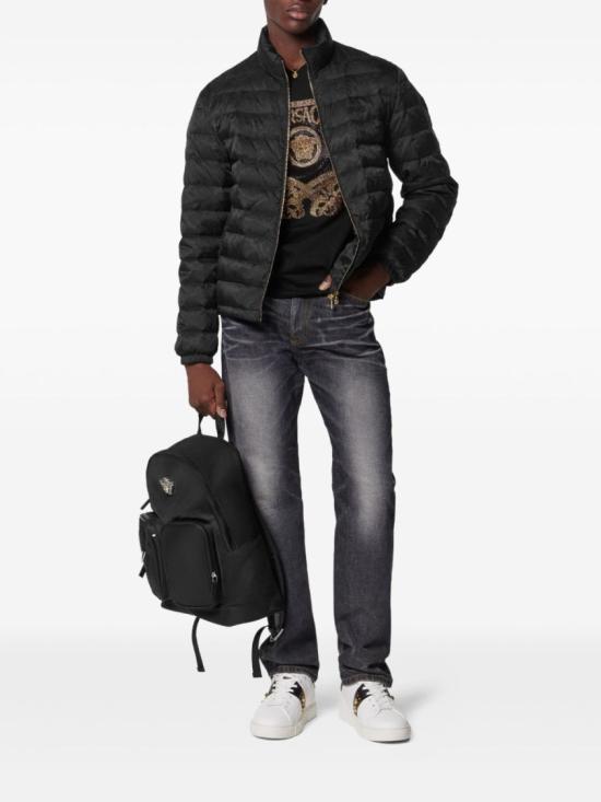 25FW 베르사체 데님 팬츠 1019462 1A15197 1D810 Black - VERSACE