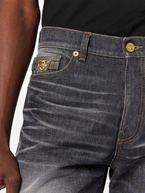 25FW 베르사체 데님 팬츠 1019462 1A15197 1D810 Black - VERSACE