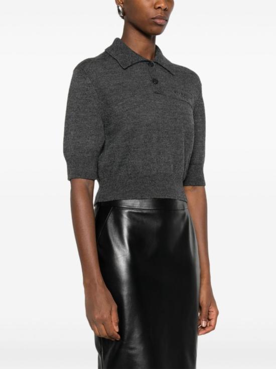 25FW 지방시 폴로 티셔츠 BWL0094ZSM 033 Grey - GIVENCHY