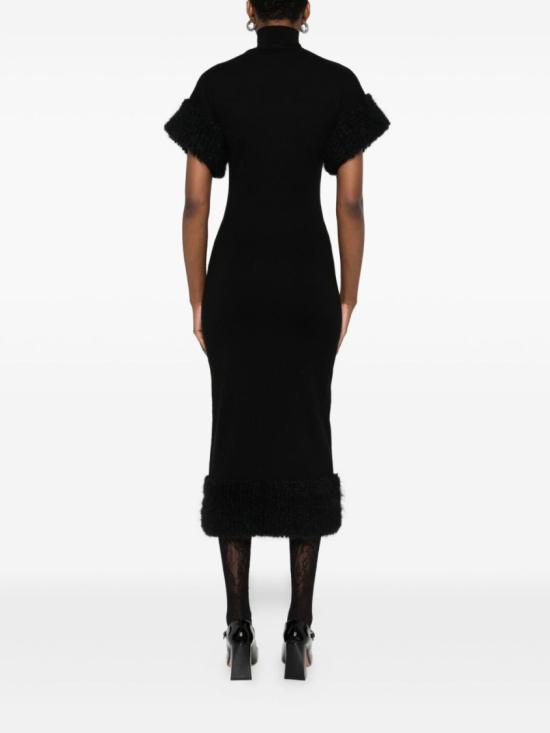 25FW 모스키노 미디 원피스 V0482 5501 1555 Black - MOSCHINO