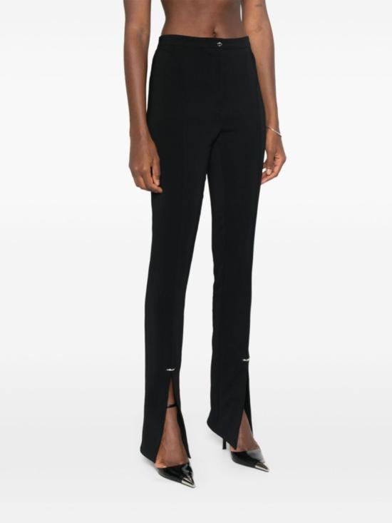 25SS 뮈글러 스트레이트 팬츠 25P1PA0440470 1999 Black - MUGLER