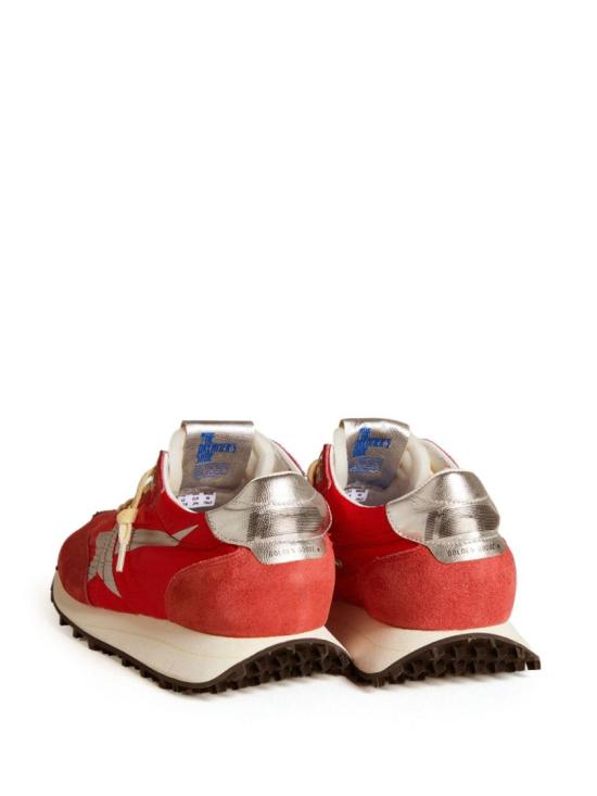 26SS 골든구스 나일론 어퍼 실버 스타 마라톤 스니커즈 GWF00683 F005492 40399 Red - GOLDEN GOOSE