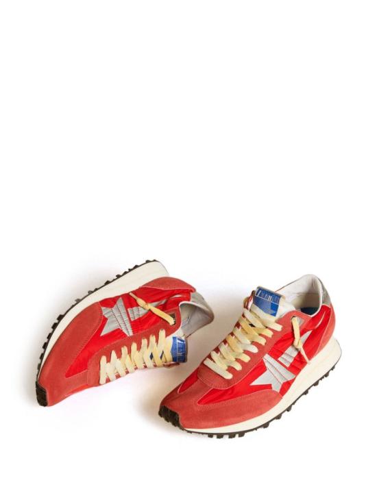 26SS 골든구스 나일론 어퍼 실버 스타 마라톤 스니커즈 GWF00683 F005492 40399 Red - GOLDEN GOOSE
