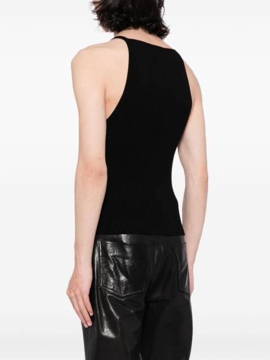  쿠레쥬 반팔 티셔츠 124MDE062FI0001 9999 Black - COURREGES