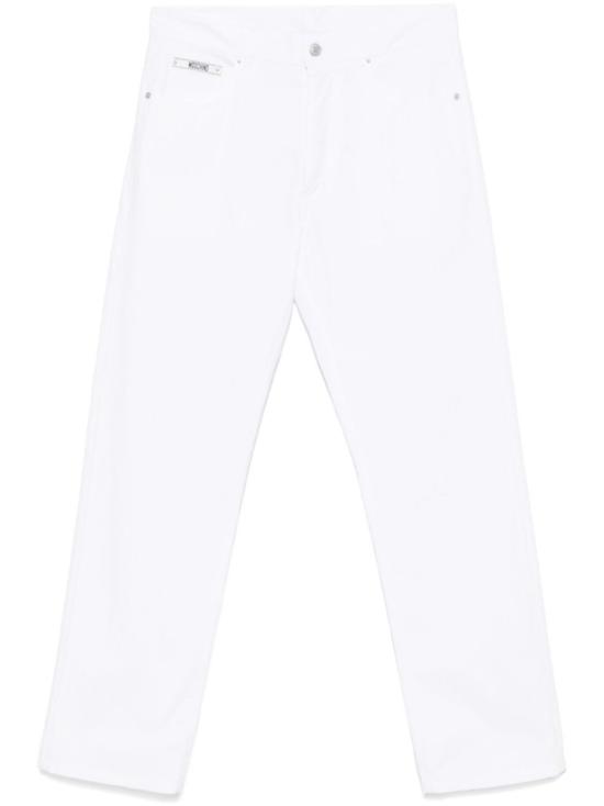25SS 모스키노 스트레이트 팬츠 A0336 0214 0001 White