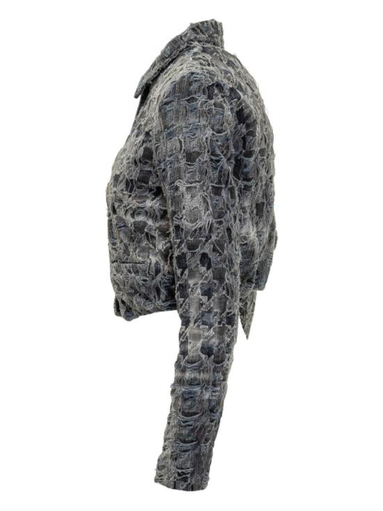 25FW 디젤 데님 자켓 A21539 0CEBL 02 Grey - DIESEL