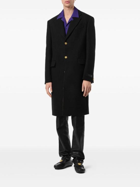 25FW 베르사체 코트 1021534 1A09780 1B000 Black - VERSACE