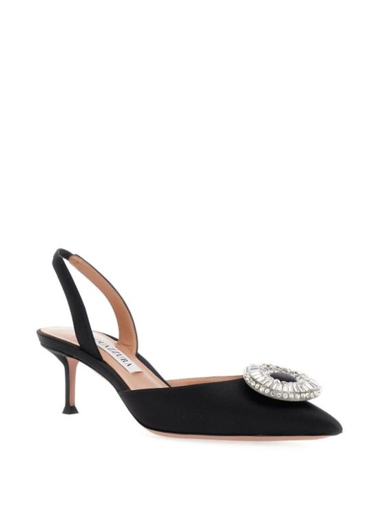25FW 아쿠아주라 힐/펌프스 CYPHIGL0 SAT 000 Black - AQUAZZURA