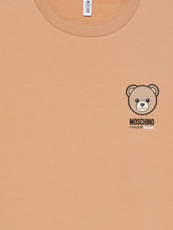 25FW 모스키노 긴팔 티셔츠 A1703 4413 0148 Brown - MOSCHINO