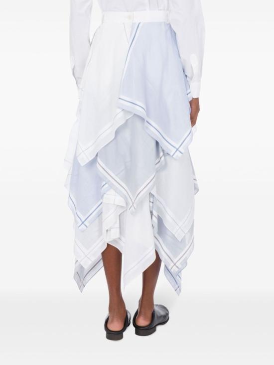 25SS 모스키노 미디 스커트 A0105 0525 1888 White - MOSCHINO