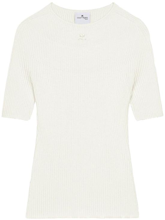  쿠레쥬 스웨터 125MPU130FI0049 0001 White