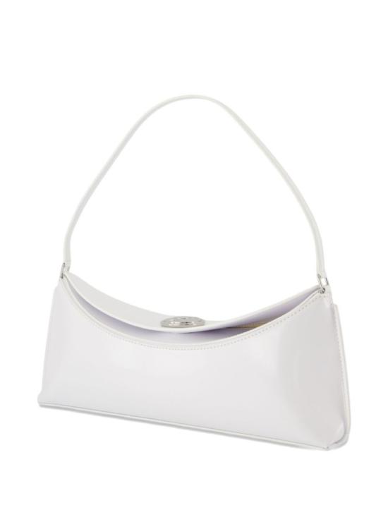 25FW 자크뮈스 오발로 숄더백 BAW00438 AC18A01 100 White - JACQUEMUS