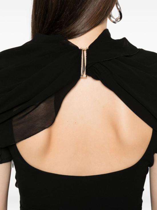 25FW 자크뮈스 숏 원피스 DRW00130 CW00383 990 Black - JACQUEMUS