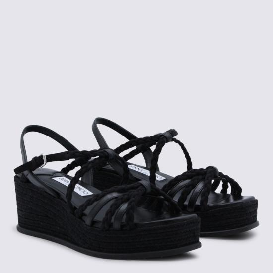 26SS 지미추 샌들 NYRA60ZKN000074 Black - JIMMY CHOO