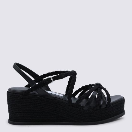 26SS 지미추 샌들 NYRA60ZKN000074 Black - JIMMY CHOO