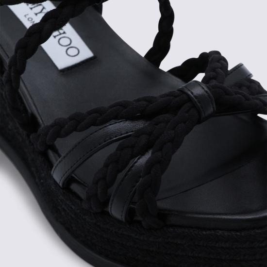 26SS 지미추 샌들 NYRA60ZKN000074 Black - JIMMY CHOO