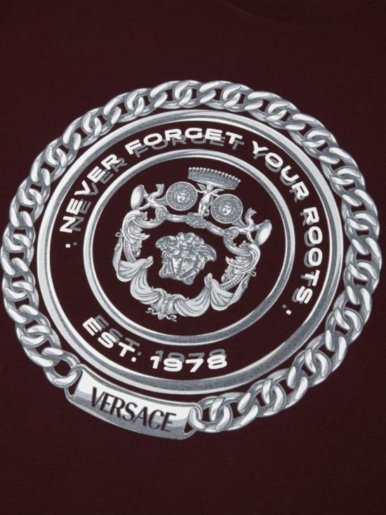 25SS 베르사체 반팔 티셔츠 1013302 1A13402 2LE00 Black - VERSACE