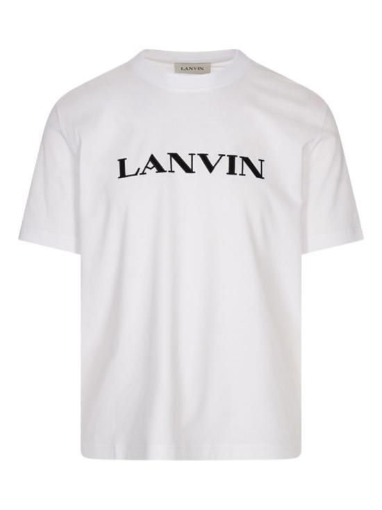 25FW 랑방 반팔 티셔츠 RM TS0012 J300 H25 01 White