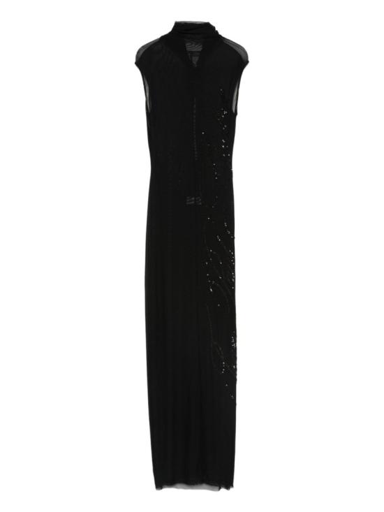 25FW 장 폴 고티에 롱 원피스 DR022 M001 00 Black