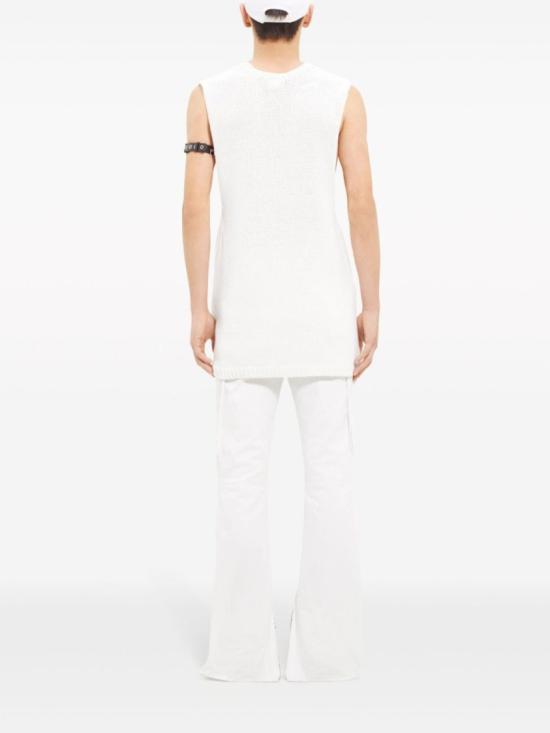  쿠레쥬 니트 베스트 124MDE071FI0053 0001 White - COURREGES