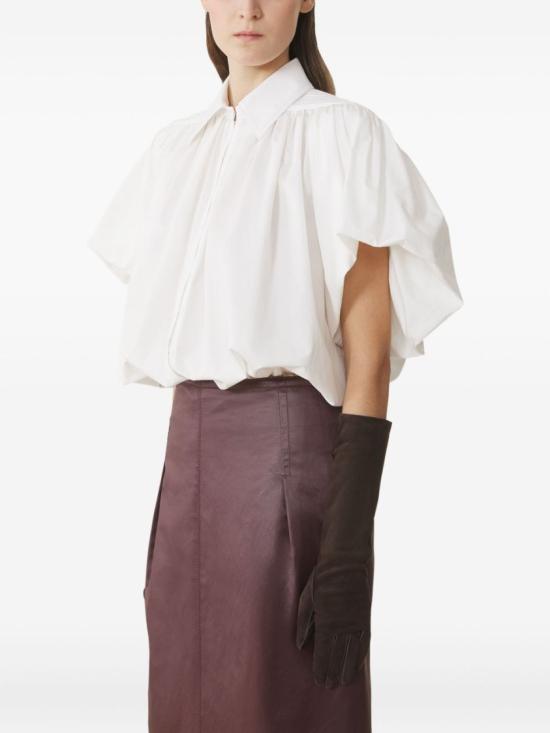 25FW 랑방 블라우스 RW TO0010 6166 H25 020 White - LANVIN