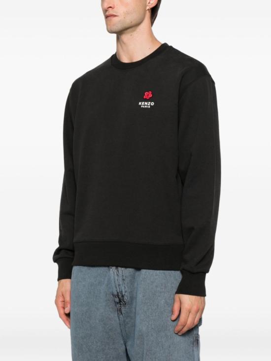 25FW 겐조 긴팔 티셔츠 FF65SW2604MC 99J Black - KENZO
