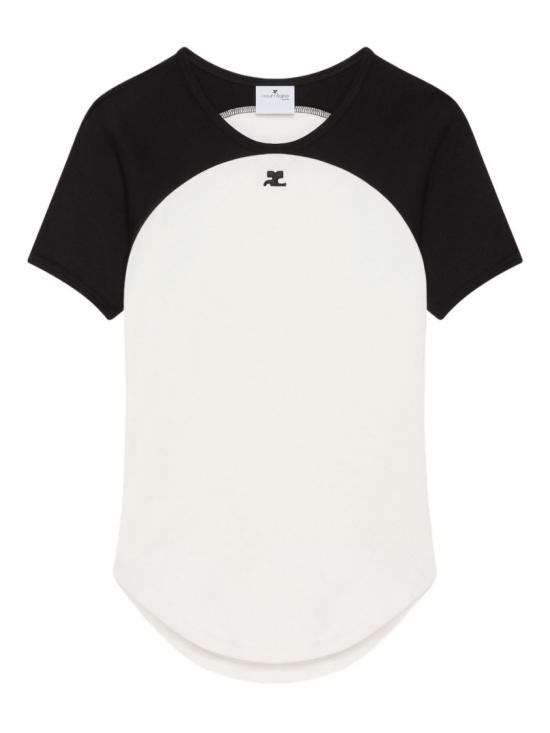 25FW 쿠레쥬 반팔 티셔츠 325JTS215JS0203 0098 White