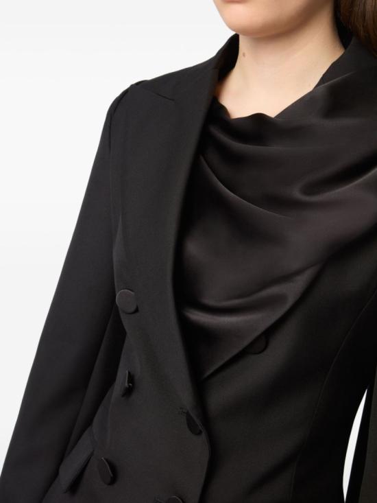 25FW 니나리찌 수트 자켓 25ACVE006WV0324 U9000 Black - NINA RICCI