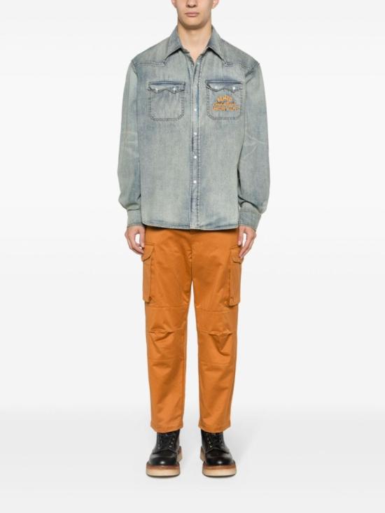  겐조 데님 셔츠 FE55DC4136E8 DY Grey - KENZO